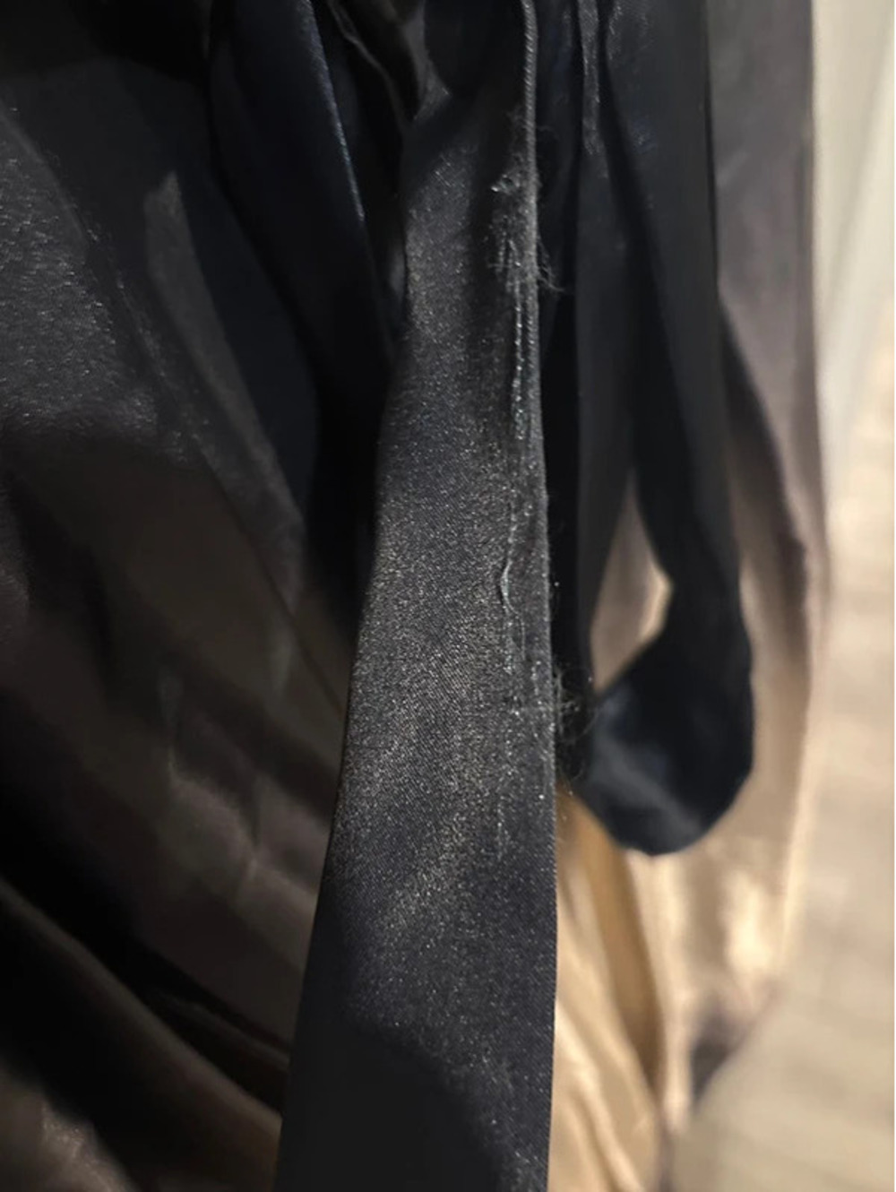 Long Satin Ombre Dress - Picture 6 of 13